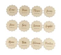 ifundom 24pièces Cartes De Mois De Naissance Garçon Fille Accessoires Créatifs Pour Photographie De Souvenirs Adorables Et