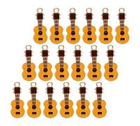 ifundom 25 Pièces Breloque Guitare Musicale Orange en Alliage, Design | Création Diy, pour Bracelets et Colliers, Finition Soignée, Usage Scène et Fêtes, Style Distinctif