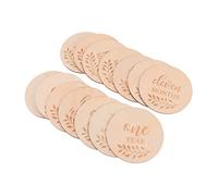 ifundom 28 Pièces Cartes d'étape de bébé cartes de mois de naissance de bébé Nouveau née Accessoires de photographie pour bébé cartes d'étapes du nouveau-né cartes de photographie rond CD