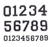 ifundom 2ensembles Autocollants De Numéro De Casque De Football Autocollants De Maillot De Sport Diy Numéros Thermocollants Pour Vêtements Et Décoration