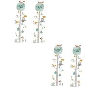 ifundom 2ensembles Sticker De Mesure De Hauteur Pour Garçon Fille Décoration Murale Animaux Forêt Autocollant Amovible De Étanche Et Pour Chambre Garçon Fille Et Nurserie
