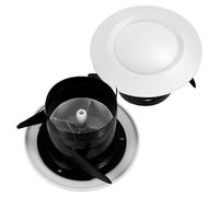 ifundom 2pcs Couvercle de Ventilation Abs pour Sortie de Climatisation Centrale, Installation Facile et Circulation D'air pour Maison et Bureaux