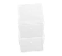ifundom 2pièces Boîte De Acrylique Transparent pour Cubes Et Petits Objets Multifonctionnelle avec Couvercle pour De Collection Et Photographie