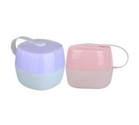 ifundom 2pièces Boîte De Rangement Portable Pour Sucettes Étui Pour Rose Pour Organiser Accessoires Petits Jouets