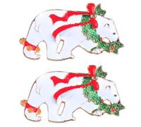 ifundom 2pièces Broche de Noël Broche Festive Épingle à Décorative pour Femme Accessoire de Corsage