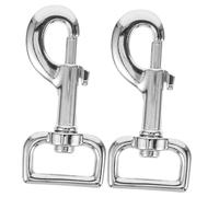 ifundom 2pièces Connecteurs De Retenue pour Animaux Mousquetons Pivotants pour Laisse Clips De Rechange pour Laisse De Chien Sangle Ceinture