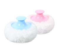 ifundom 2pièces Houppette pour Corps à Fond de Teint Poudre Grande Réutilisable Douce et Pratique pour Application de Cosmétiques