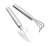 ifundom 2pièces Kit Outils Jardinage Mini Pelle Et Râteau Truelle pour Fleurs Plantes Ensemble Outils De Jardinage