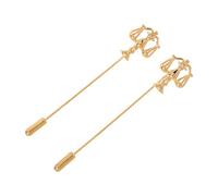 ifundom 2pièces Lot de Broches Balance Dorée Pince de Costume pour Avocat Accessoire de Revers Unisexe Idée Cadeau de Noël pour Femme et Homme