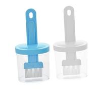 ifundom 2pièces Pinceau Barbecue avec Récipient pour Huile Et Sauce Brosse à Badigeonner Lot pour Cuisiner Viande Et Gâteaux