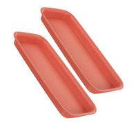 ifundom 2Pièces Plateau de Drainage Rectangulaire pour Plantes Lot de Soucoupes Accessoire Pratique pour Pots de Fleurs Jardinières pour Intérieur