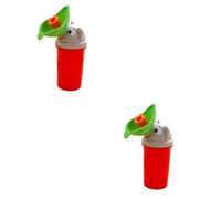 ifundom 2pièces Urinal Portable Garçon Fille Étanche Pour Voyage Potty Urgence Garçon Fille Fille Rouge