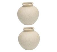 ifundom 2pièces Vase Céramique Rétro pour Fleurs Séchées Décoration Élégante De Table Et Rehausseur Intérieur Vintage