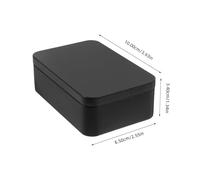 ifundom 3 pièces Boîte de Rangement Cartes à Jouer Tôle Robuste Étui Portable Organisateur Polyvalent pour Cartes à Collectionner Bijoux et Petits Accessoires