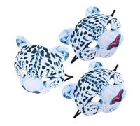 ifundom 3 pièces Masque Léopard EVA Demi-visage pour Carnaval Halloween Cosplay Accessoire de Déguisement pour Fête et Soirée Mascarade Lot