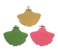 ifundom 3 Pièces Perchoir Perroquet Sécurisé avec Plateforme de Broyage des Griffes Support Exercice Naturel pour Perruches Cockatiels et Petits Oiseaux Cage