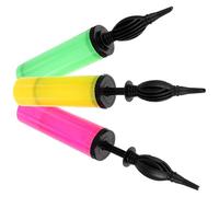 ifundom 3 Pièces Pompe à Main pour Ballon d'exercice Gonfleur de Ballons Portable en Plastique à Double Action pour Garçon et Filles, Activités Scolaires et Carnavals Couleur Aléatoire