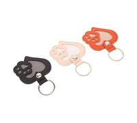 ifundom 3 Pièces Porte-clés Commémoratif pour Animaux Cuir PU Porte-clés Souvenir Poils de Chien et Chat Accessoire Léger et Portable pour Garder la Mémoire des Compagnons Cadeau de