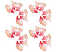 ifundom 30 Mini Figurines de Poissons Rouges en Résine Réalistes Décorations pour Aquarium et Micro-Paysages Lot de 30 Pièces Accessoires DIY pour Terrariums et Jardins Miniatures