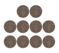 ifundom 35pièces Disques Allume-feu pour Barbecue Naturel Blocs Extérieur Camping Pique- Marron Foncé