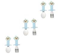 ifundom 3ensembles Set De Couverts Apprentissage Et Inoxydable Pour Garçon Fille Ustensiles Ergonomiques Pour Garçon Fille Lot Pour Apprendre à Manger Indépendamment
