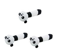 ifundom 3pièces Anneau De Préhension Panda Avec Secouer Et Bell Jouet Musical Né Éveil Auditoire Et Coordination