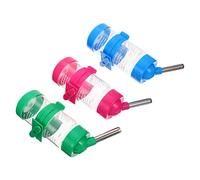 ifundom 3pièces Biberon pour Hamster Et Chinchilla Domestique Abreuvoir Portable Et Pratique Lot de Bouteilles Eau avec Vérification du Niveau