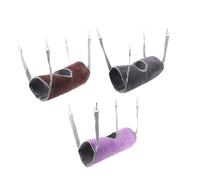 ifundom 3pièces Lot de Tunnels Suspendus pour Hamsters et Furets Hamacs de Couchage pour Petits Animaux de Compagnie