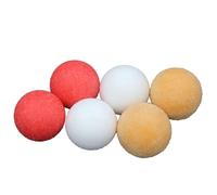 ifundom 4 Pièces Balles de Football Plastique Foot Lot de Ballons Colorés de Remplacement pour Mini-Football de Bureau Jeu Extérieur et Intérieur