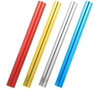 ifundom 4 pièces Bâtons de Relais Alliage Aluminium Anodisé Légers et Résistants Accessoire Course Pied pour Entraînement et Compétition Athlétisme Piste