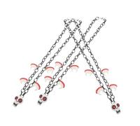 ifundom 4 Pièces Collier Halloween Ajustable avec Pendentifs et Dents Fantômes Accessoire Costume Squelette pour Soirée Cosplay