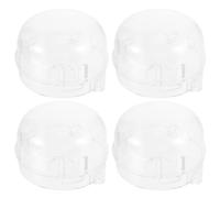 ifundom 4 pièces Couvre-boutons de Cuisinière Transparent Protection Sécurité Gaz Garçon Fille et Animaux Couvre-manettes Anti-accident pour Cuisine Installation Sans Adhésif Résistant