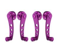 ifundom 4 Pièces Kit Manivelle Alliage Aluminium pour Lève-vitre Voiture Poignée Levier Remplacement pour Fenêtres Auto Contrôlez Facilement la Montée et Descente Résistant Toute Saison