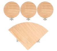 ifundom 4 pièces Plateforme pour Perroquet Matériau Résistant Planche Debout et Tremplin Éventail pour Petit Animal Accessoire de Cage pour Perroquet Hamster et Cobaye