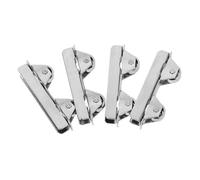 ifundom 4 Pièces Rouleau de Porte-fenêtre à Double Galet Roulements, | Argenté, Usage Maison ou Bureau, Glissement Fluide et Silencieux, Installation Facile