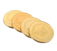 ifundom 4 pièces Souvenirs Dentaires pour Garçon Fille Décorations Délicates Monnaie Souvenir Petite Dent Cadeau Anniversaire Garçon Fille Éducatif Portable