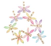 ifundom 40 Accessoires Libellule en Résine Réalistes pour Bricolage Diy, Ornements Faits Main, Fournitures Artisanales, Décorations Insectes, Kit 40 Pièces pour Projets Créatifs