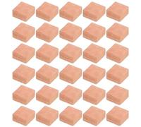 ifundom 40 Briques Miniatures Rouges Carrées pour Modélisme, Fausses Briques Murales Empilables DIY, Accessoires pour Décor de Table à Sable et Jardin Miniature, Jeu Créatif pour Loisirs