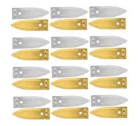 ifundom 40 Feuilles de Zinc et Cuivre pour Expériences Électriques Anodes Métalliques 40 Pcs (20 Feuilles de Zinc pour Kits Scientifiques Éducatifs et Piles à Fruits