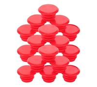 ifundom 40 pièces Embouts de Guidon Vélo Rouge Bouchons Étanches de Protection pour Cintre VTT et Vélo de Route Absorption de Chocs Vibrations Compatible avec Câbles de Frein et