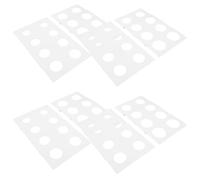 ifundom 400 Porte-pièces en Papier pour Collection de Monnaie, 8 Tailles Différentes, Supports Légers et Résistants pour Rangement et Exposition de Pièces de Collection