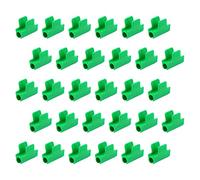 ifundom 40pièces Lot de Clips Plastiques Serre Jardin à Vis Antidérapante Fixation pour Films Serre Tunnel Et Bâche Ombrage Compatibles Tubes Ronds Cold Frame Et Filet Horticole