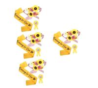 ifundom 4ensembles Sash De Maternité Avec Corsage Floral Pour Future Maman Pour Shower Photo De Grossesse Et Révélations De Accessoire Élégant Et Délicat