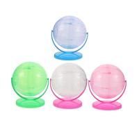 ifundom 4pièces Balle Exercice Silencieuse pour Hamster Lot de Balles De Course Interactive pour Petits Animaux Jouet pour Cage De Hamster Et Gerbille