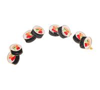 ifundom 4pièces Broches Émaillées Kawaii Forme de Sushi pour Manteaux Pulls Châles et Autres Vêtements Lot de Badges Japonais pour Accessoiriser