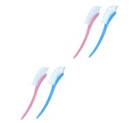ifundom 4pièces Brosse De Nettoyage Pour Bouteilles De Bleu Rose Brosse Multifonctionnelle Pour Biberons Et Gobelets Outil Pratique Pour Éliminer Salissures Et Résidus Hard-to-reach