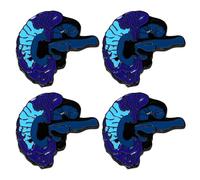 ifundom 4pièces Lot de Broches Cerveau Humain Badges Décoratifs Alliage Accessoires Mode pour Vêtements Broches Épingle Émaillées