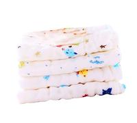 ifundom 4pièces Serviettes Allaitement Coton Pur Six Pour Lingettes Multifonctions Pour Nourrissage Nettoyage Et Visage