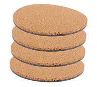 ifundom 4pièces Tapis Liège pour Pots De Fleurs Dessous De Rond Antidérapant Protège Meubles Et Sols des Taches Eau Rayures