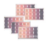 ifundom 5 Feuilles d'Onglets en Papier Robustes pour L'Étude Bible Autocollants d'Index Biblique Design Ombre Coucher de Soleil Fournitures Pratiques pour Lecture Biblique Femmes et